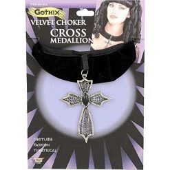 Forum Novelties Women's Velvet Choker Dark World Costume Accessory