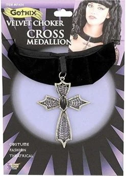 Forum Novelties Women's Velvet Choker Dark World Costume Accessory -Forum Novelties Shop 51Ns4hY4bTL. AC