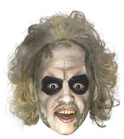 Rubie's Beetlejuice 3/4 Vinyl Mask W/Hair
