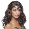 Rubie's Womens Dc Comics Ww84 Wonder Woman Costume Wig, As Shown, One Size US -Forum Novelties Shop 51U6QEBdBL