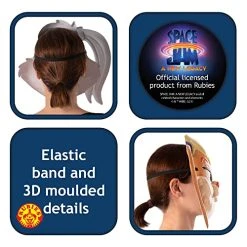 Rubie's Costume Space Jam 2: A New Legacy Lola Plastic Half-Mask, One Size -Forum Novelties Shop 51VsWATaZvL