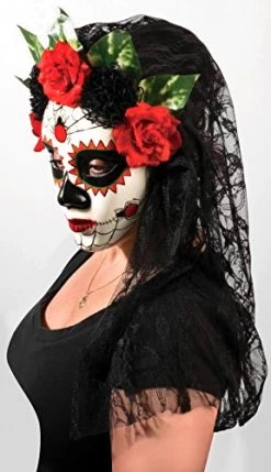 Forum Novelties Women's Day Of The Dead Senora Lace Mask 9 Forum Novelties Women's Day Of The Dead Senora Lace Mask -Forum Novelties Shop 51Yg4Mvze1L
