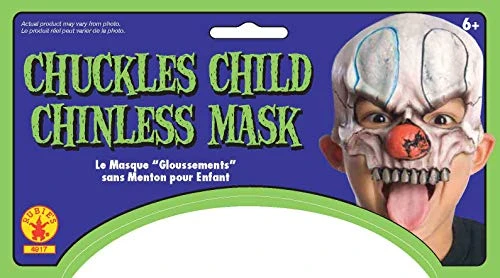 Rubie's Costume Half Chuckles Chinless Clown Mask 4 Rubie's Costume Half Chuckles Chinless Clown Mask - Image 2