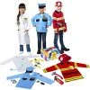 Forum Novelties Child's Frontline: Everyday Heroes Trunk Set (Police, Firefighter, Doctor), Small