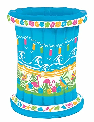 Forum Novelties Inflatable Luau Barrel Cooler, 20"x25" 3 Forum Novelties Inflatable Luau Barrel Cooler, 20"x25"