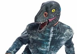 Rubie's Men's Blue Velociraptor Adult 3/4 Vinyl Mask