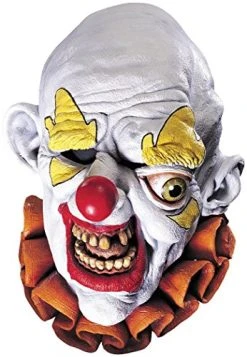 Rubie's Adult Overhead Latex Mask, Freako Clown