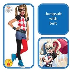 Rubie's Official DC Super Hero Girl's Harley Quinn Costume, Kids Super Villain Fancy Dress 9 Rubie's Official DC Super Hero Girl's Harley Quinn Costume, Kids Super Villain Fancy Dress -Forum Novelties Shop 51kpy6cuGL