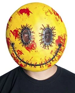 Forum Novelties Happy Mask Toy, Yellow/Red, 8 X 2 X 2.5"