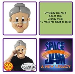 Rubie's Costume Warner Bros. Space Jam Granny Half-Mask, As Shown, One Size 10 Rubie's Costume Warner Bros. Space Jam Granny Half-Mask, As Shown, One Size -Forum Novelties Shop 51mhuPozTS