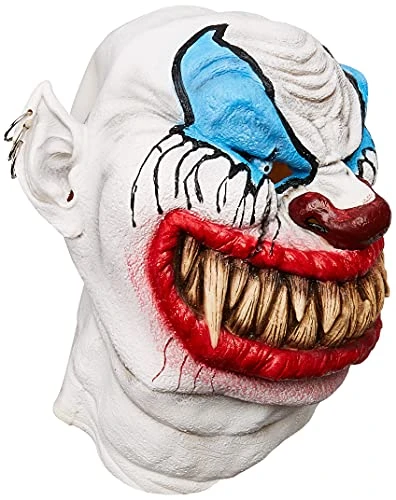 Foam Latex Mask, Deluxe Chopper The Clown 4 Foam Latex Mask, Deluxe Chopper The Clown - Image 2