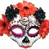 Forum Novelties Women's Day Of Dead Skull Flower Mask 2 Forum Novelties Women's Day Of Dead Skull Flower Mask -Forum Novelties Shop 51pFx0QFQL
