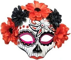 Forum Novelties Women's Day Of Dead Skull Flower Mask -Forum Novelties Shop 51pFx0QFQL. AC