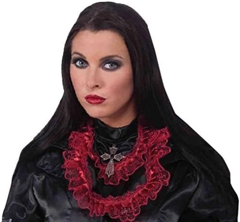 Forum Novelties Women's Vampire Adult Jabot With Cross Costume Accessory 4 Forum Novelties Women's Vampire Adult Jabot With Cross Costume Accessory - Image 2