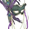 Forum Deluxe Half Mask With Feathers -Forum Novelties Shop 51vwf42uIL