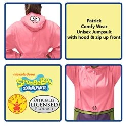 Rubie's Unisex-adult Classic Spongebob Patrick Star Comfy Wear Jumpsuit 14 Rubie's Unisex-adult Classic Spongebob Patrick Star Comfy Wear Jumpsuit -Forum Novelties Shop 51xi37V GdL