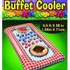 Forum Novelties Buffet Cooler, 4.5 Feet X 28", Red Gingham -Forum Novelties Shop 611M9wuhojL