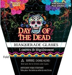 Forum Novelties Party Supplies 74136 MASK-DAY OF THE DEAD 1/2 Skull, Standard -Forum Novelties Shop 616zmps83FL